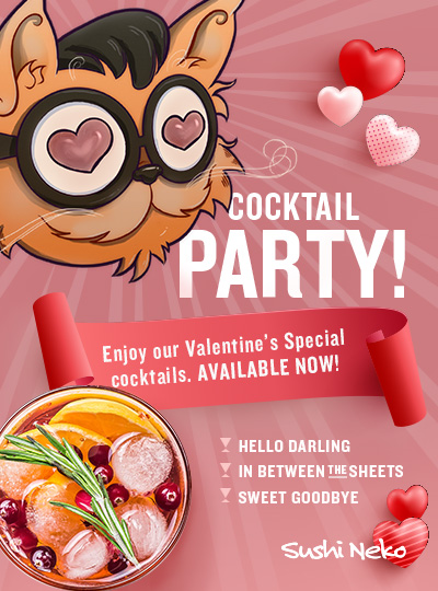 Valentines cocktails specials